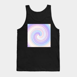 Pencil Stroke Swirl of Soft Pastel Colors Tank Top